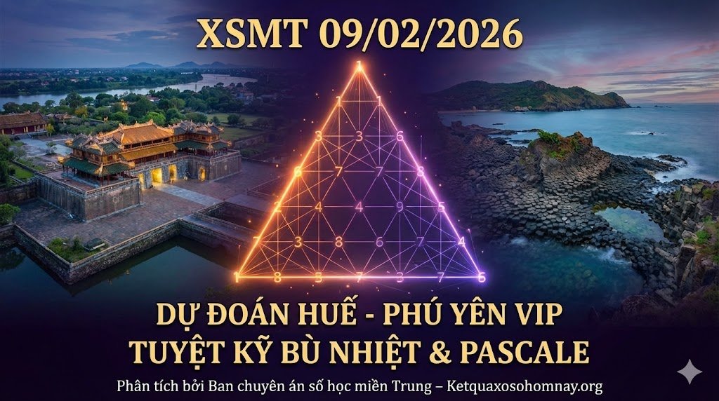 Soi Cầu XSMT 09/02/2026: Dự Đoán Huế - Phú Yên
